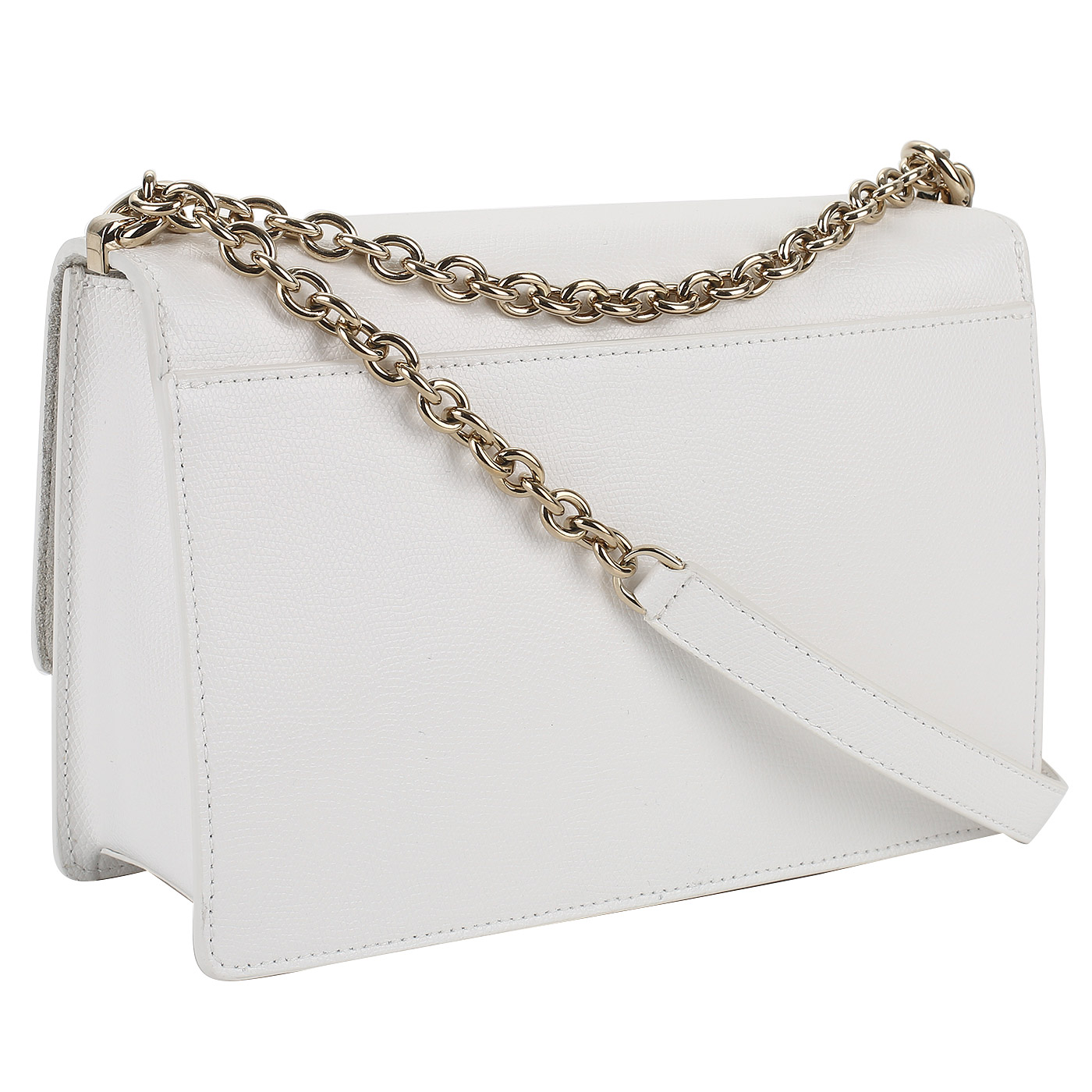 Белая сумка из тисненой кожи Furla 1927