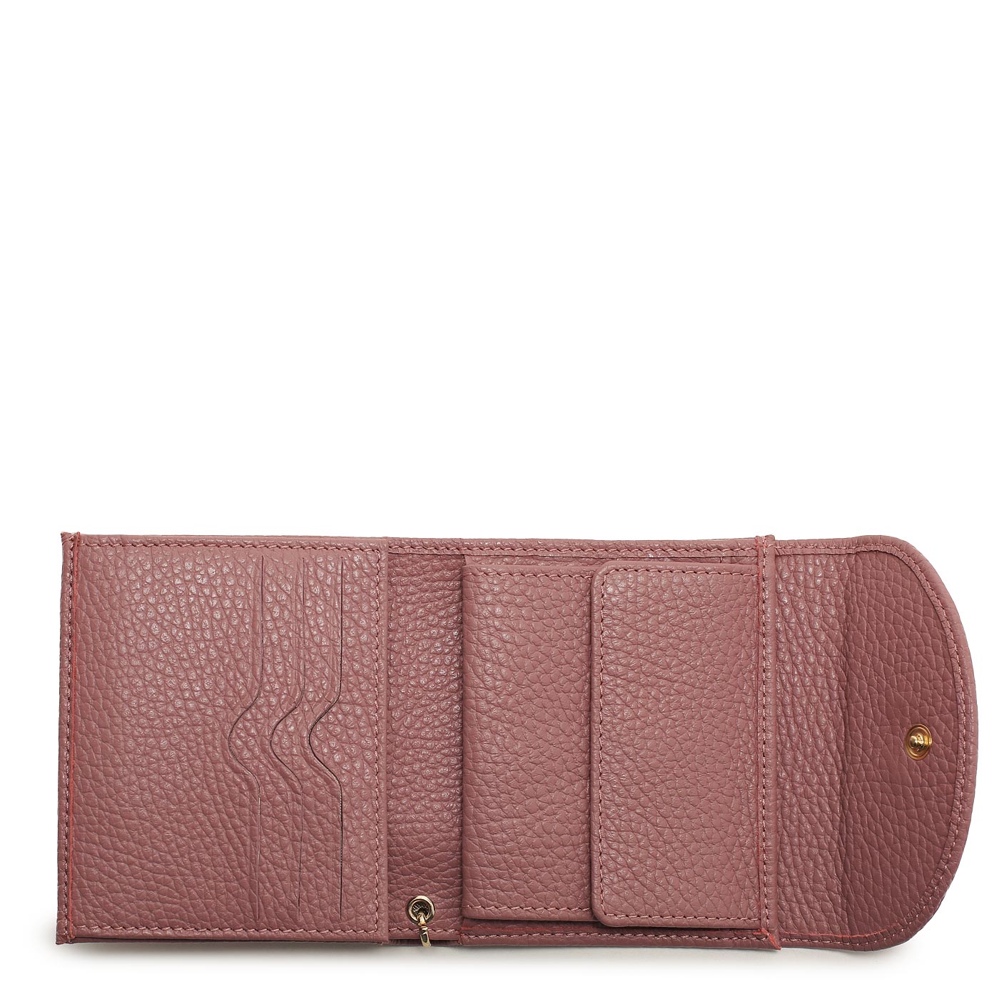 Кожаный кошелек на кнопке Chatte Amelie