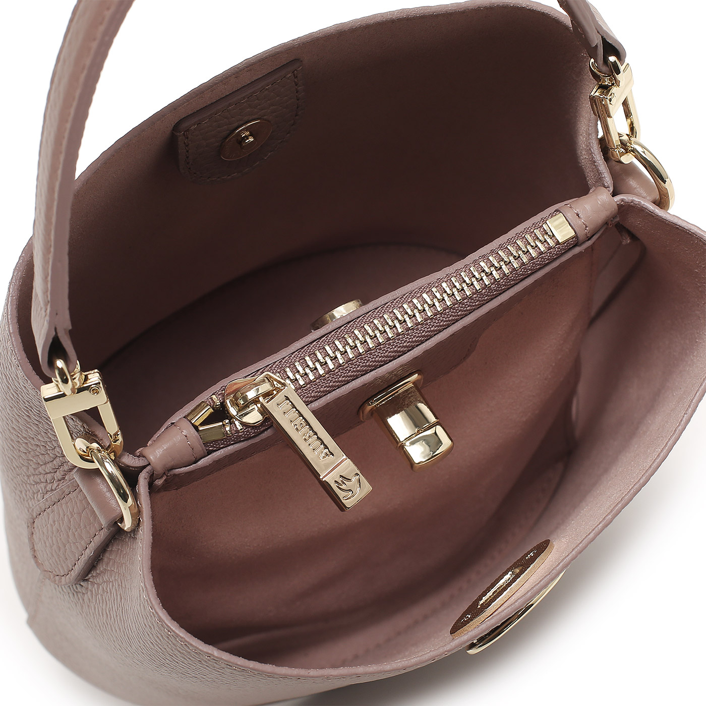 Кожаная сумка Aurelli Soft