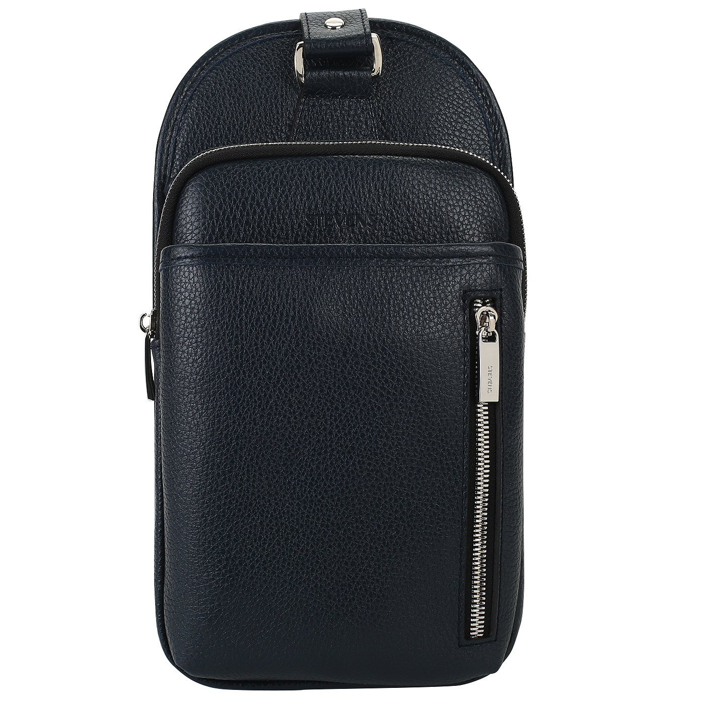 Stevens Кожаная сумка через плечо на молнии