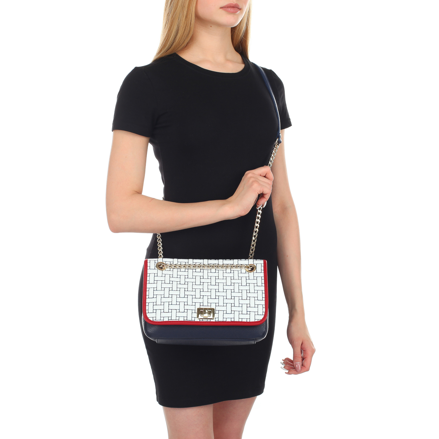 Женская стеганая сумочка с ремешком через плечо Marina Creazioni 