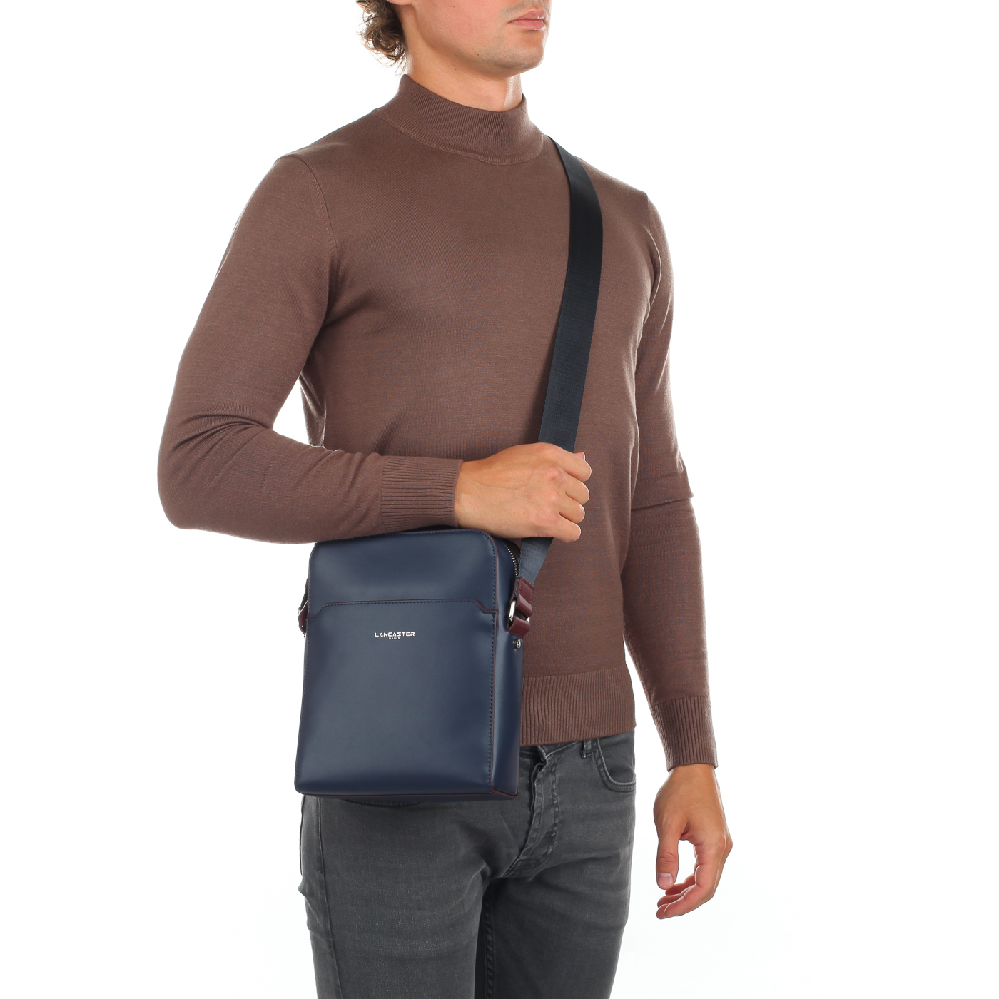 Сумка-планшет из натуральной кожи Lancaster Smoosh Homme