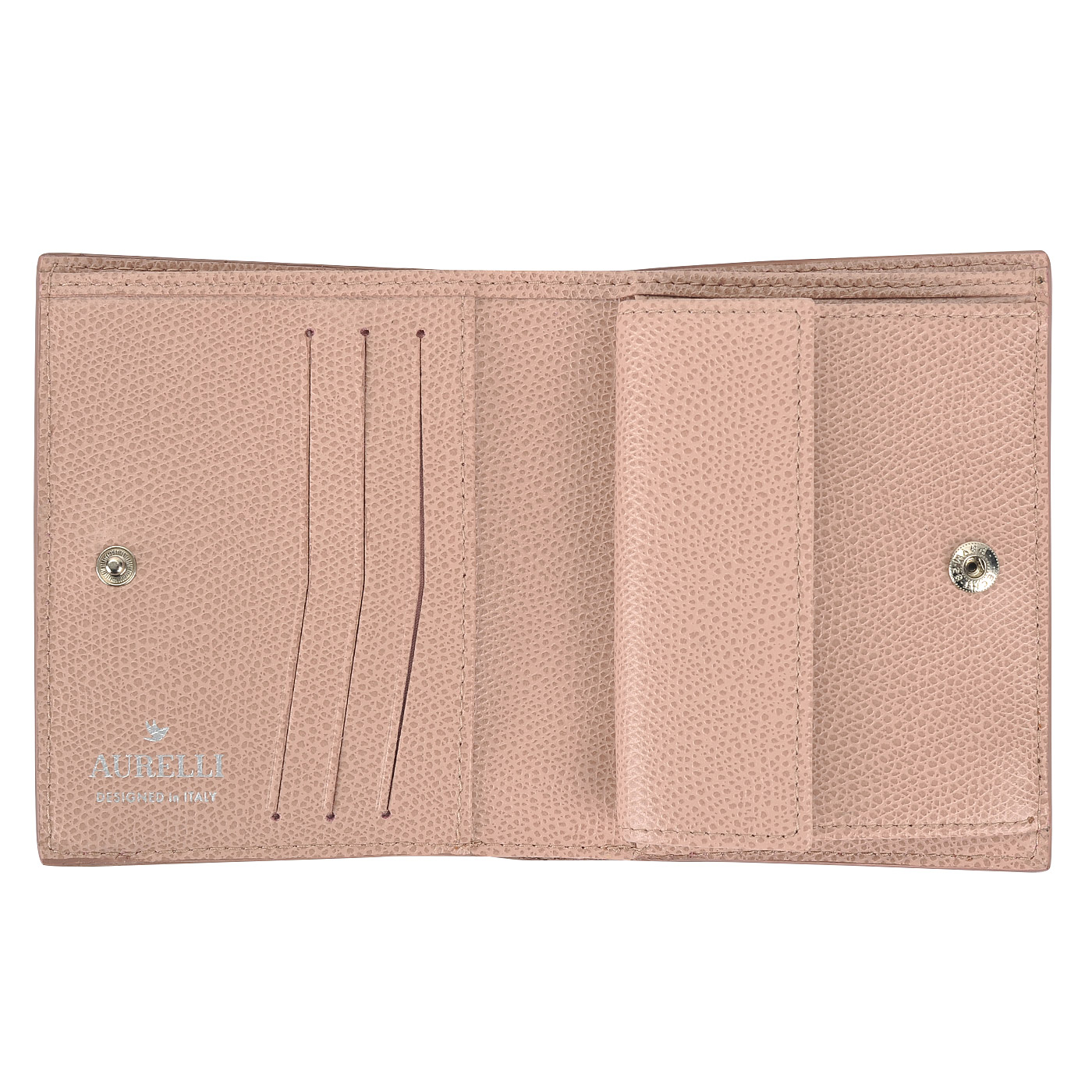 Компактное женское портмоне из натуральной кожи Aurelli Alma