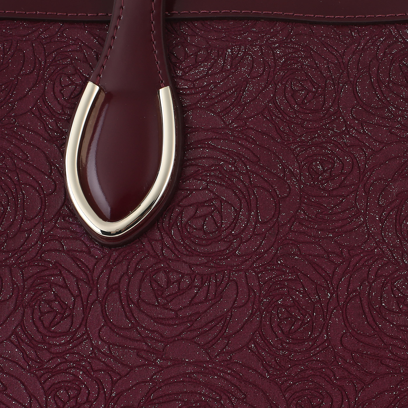 Комбинированная сумка с тиснением Aurelli 